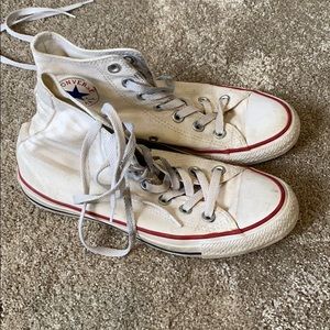 White high top converse